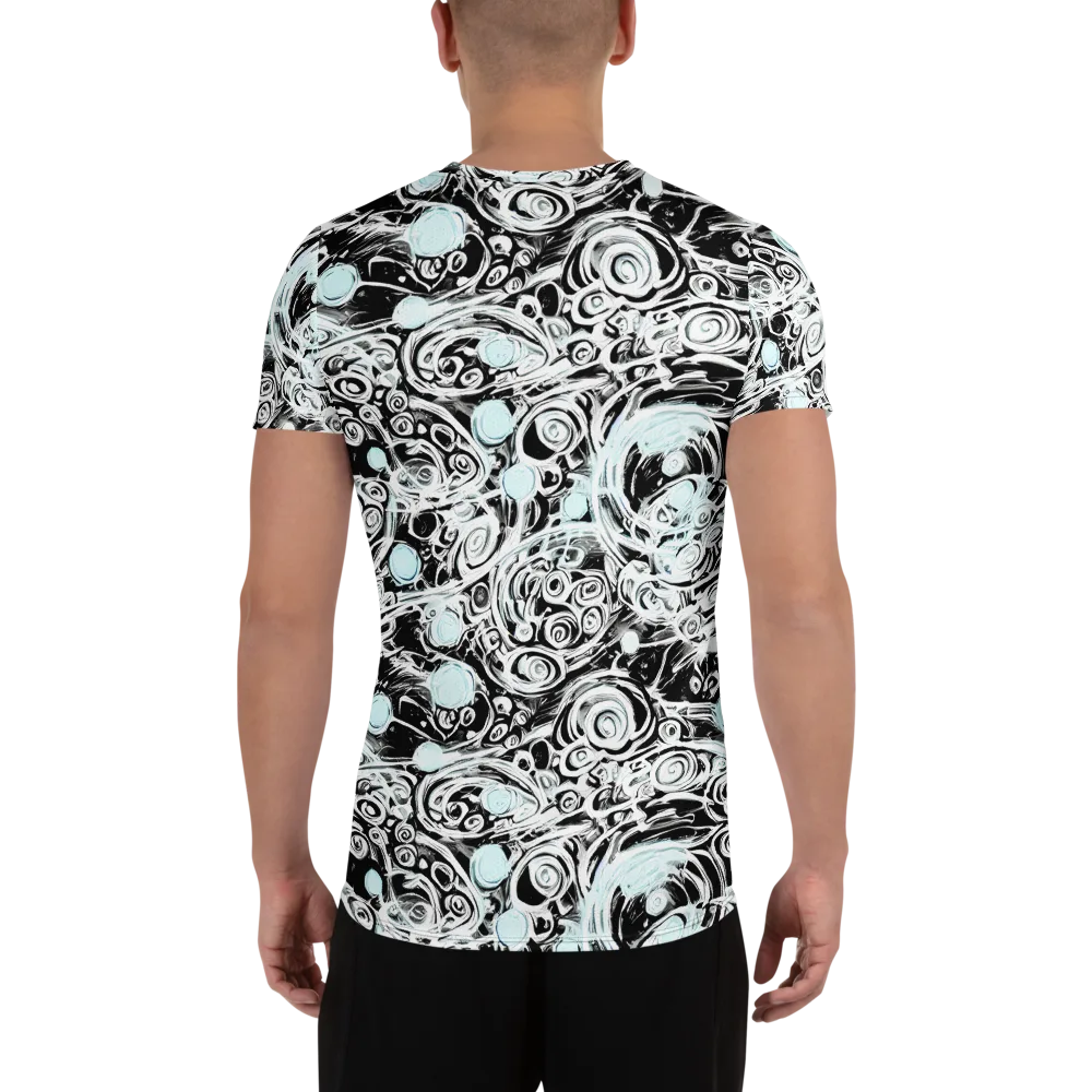 Frozen Vortex on Men's Athletic T-Shirt — Back