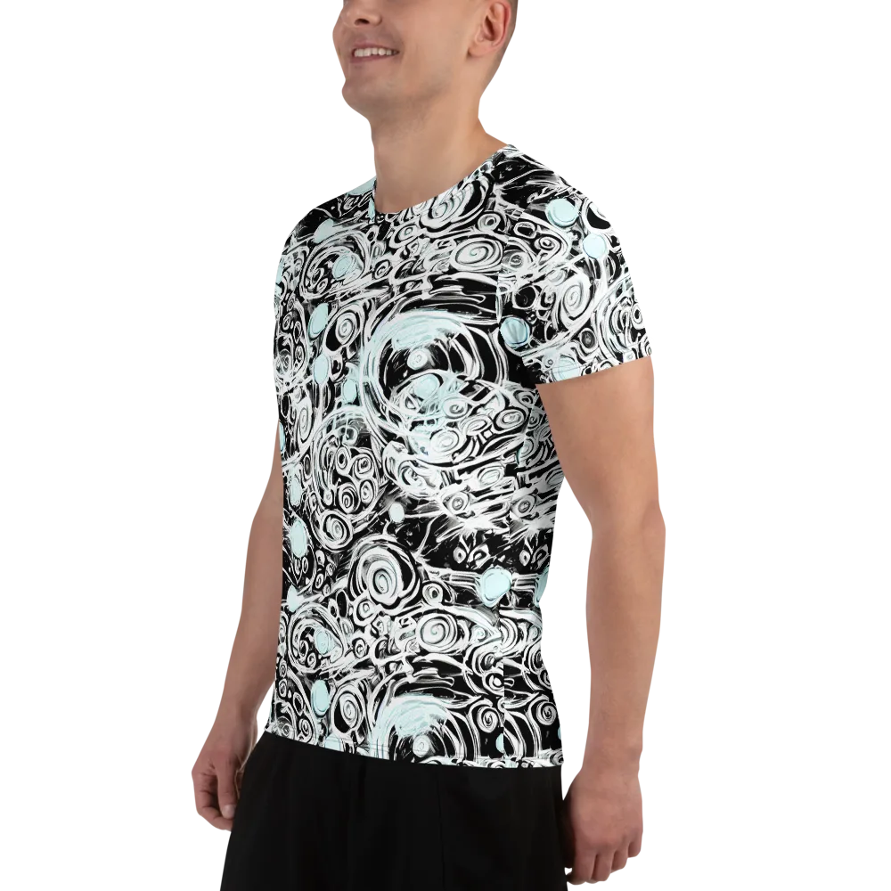 Frozen Vortex on Men's Athletic T-Shirt — Left