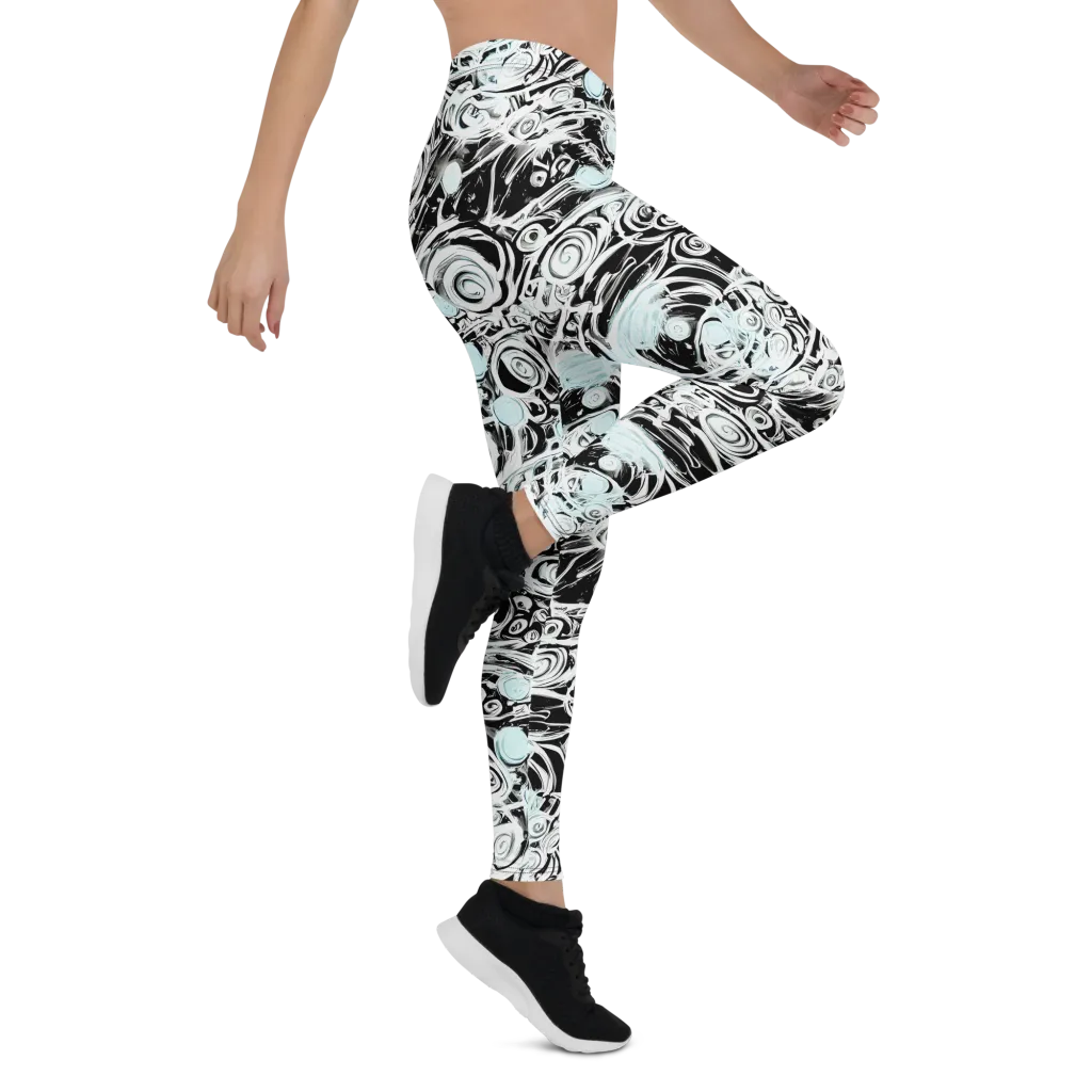 Frozen Vortex on Leggings — Right
