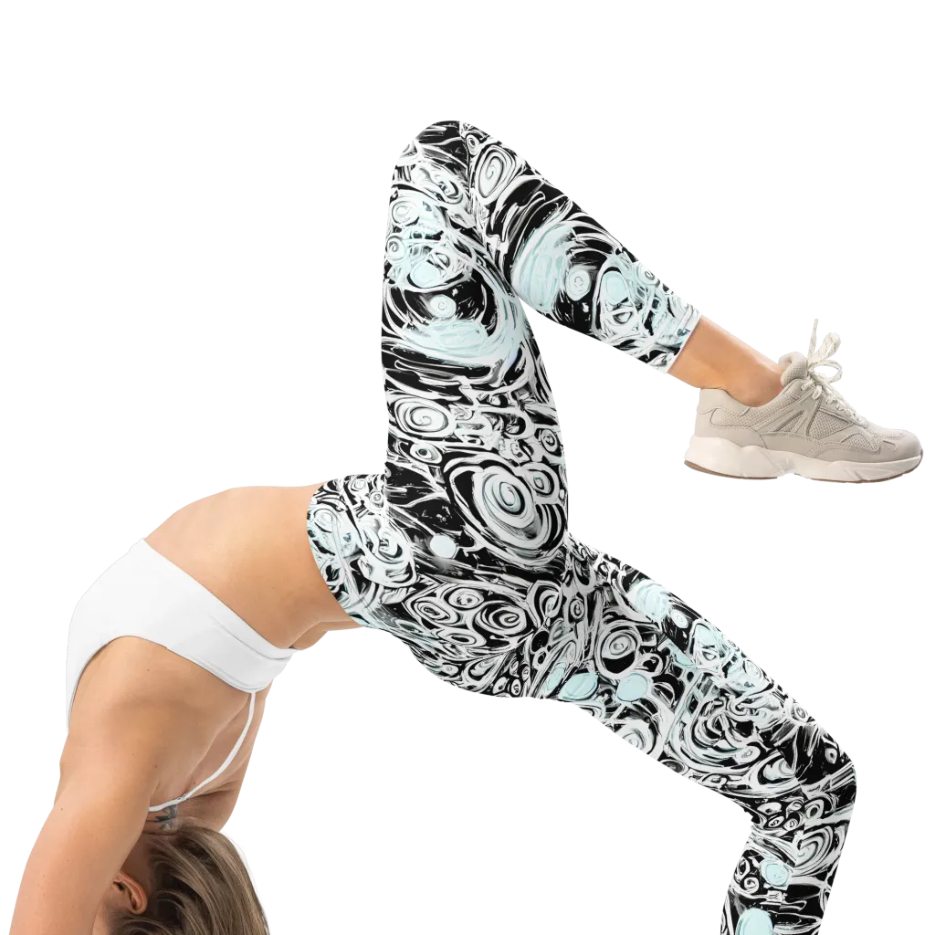 Frozen Vortex on Leggings — Right