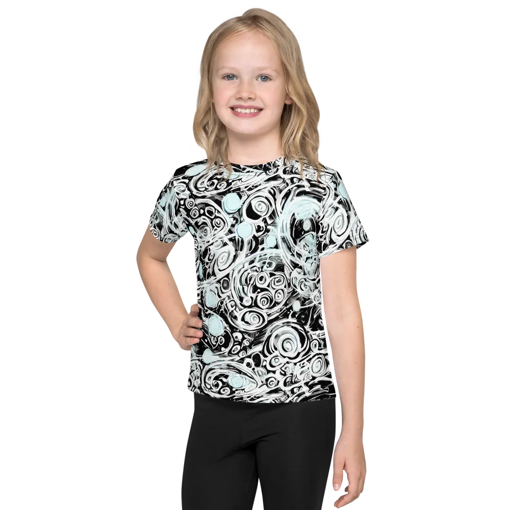 Frozen Vortex on Kids Crew Neck T-Shirt — Front