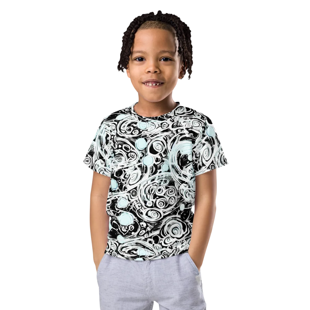Frozen Vortex on Kids Crew Neck T-Shirt — Front