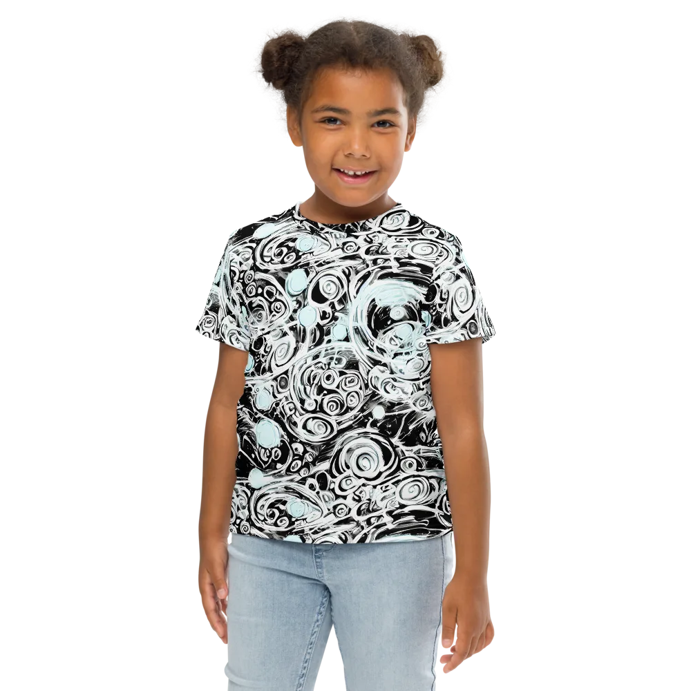 Frozen Vortex on Kids Crew Neck T-Shirt — Front