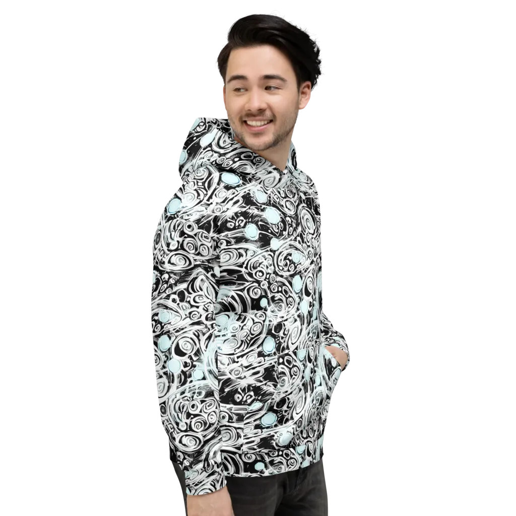 Frozen Vortex on Hoodie — Right