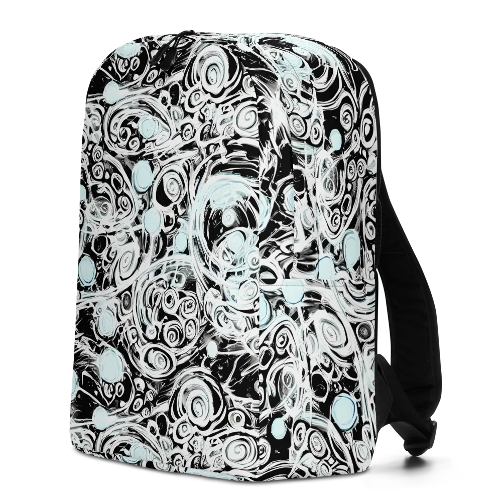 Frozen Vortex on Minimalist Backpack — Left