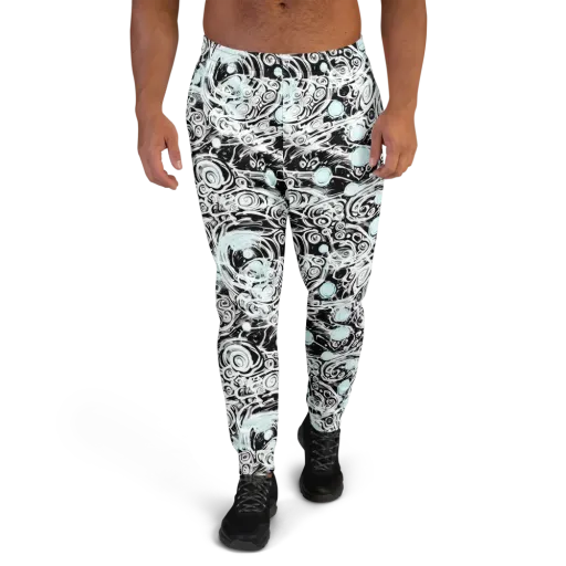 Frozen Vortex on a Men's Joggers