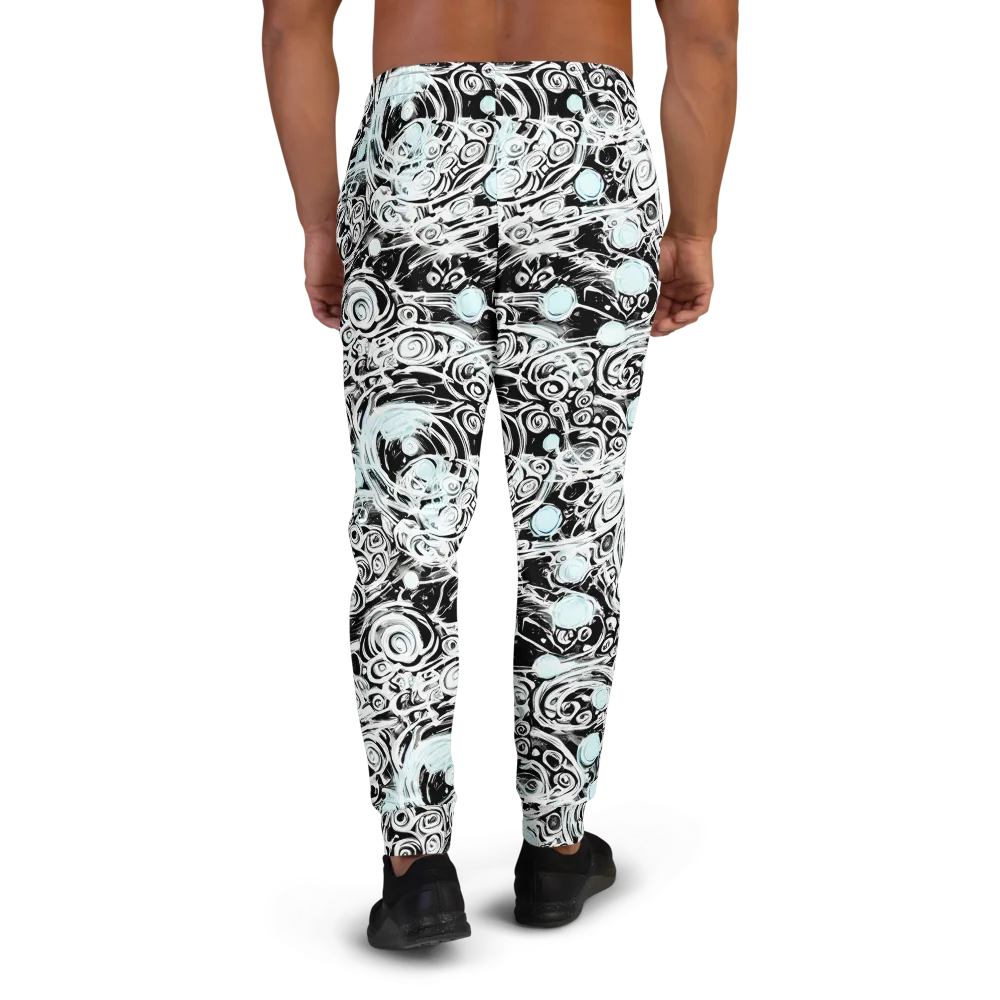 Frozen Vortex on Men's Joggers — Back