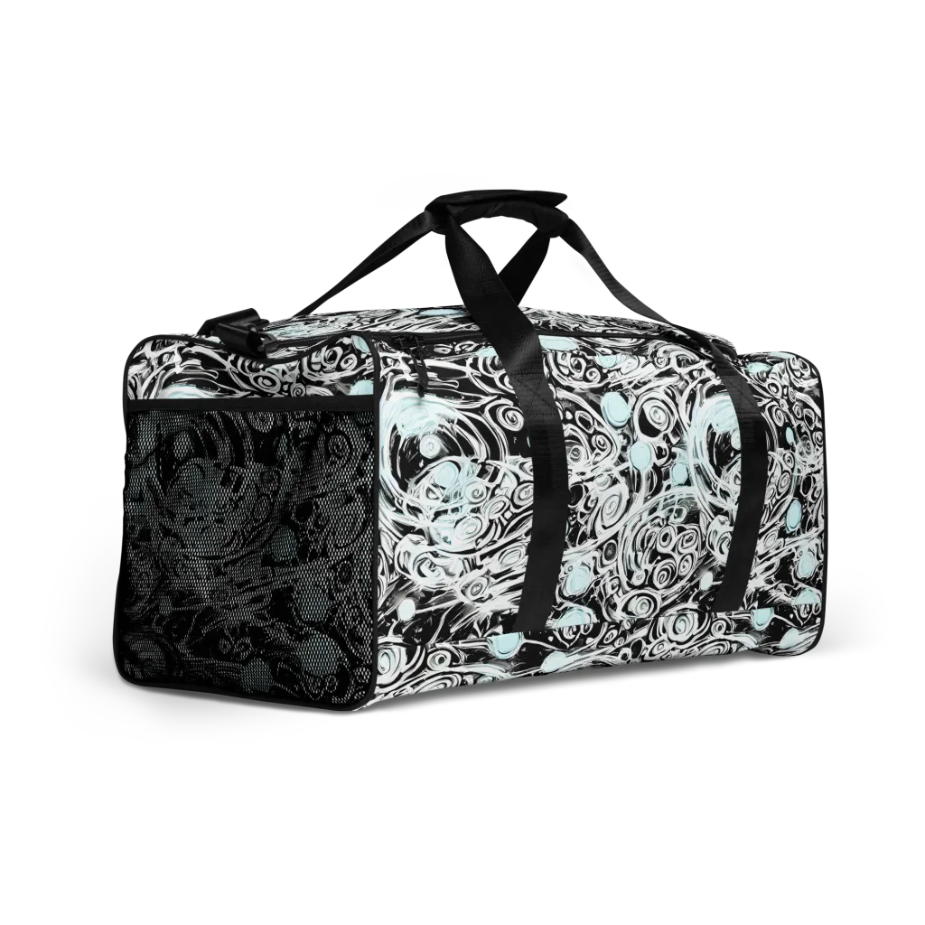 Frozen Vortex on Duffle Bag — Right Front