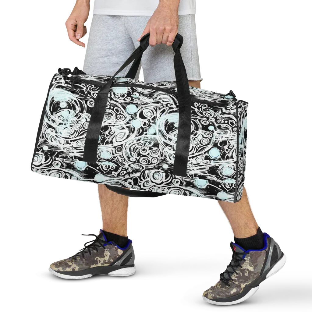 Frozen Vortex on Duffle Bag — Front