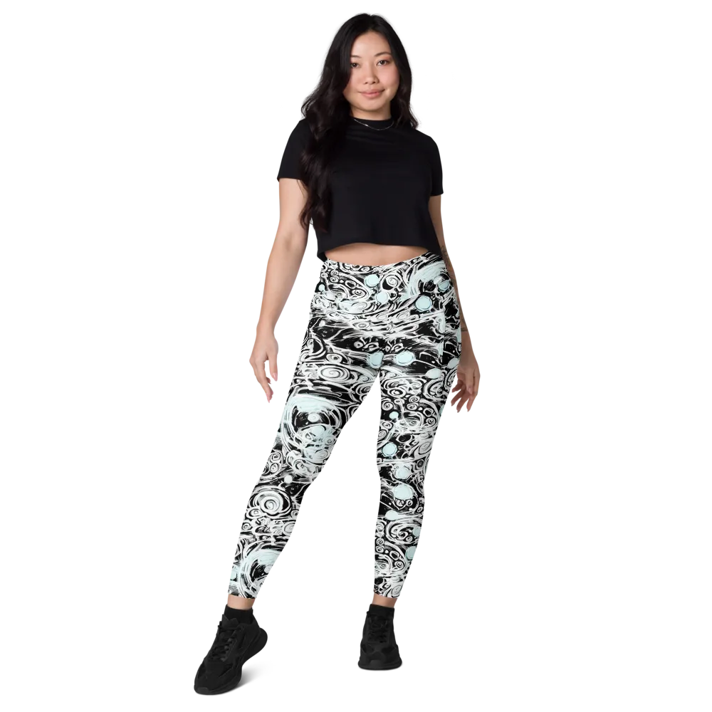 Frozen Vortex on Leggings with Pockets — Front