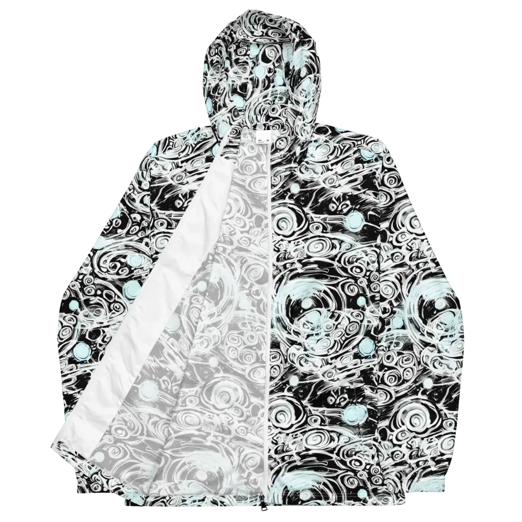 Frozen Vortex on Men's Windbreaker — Front