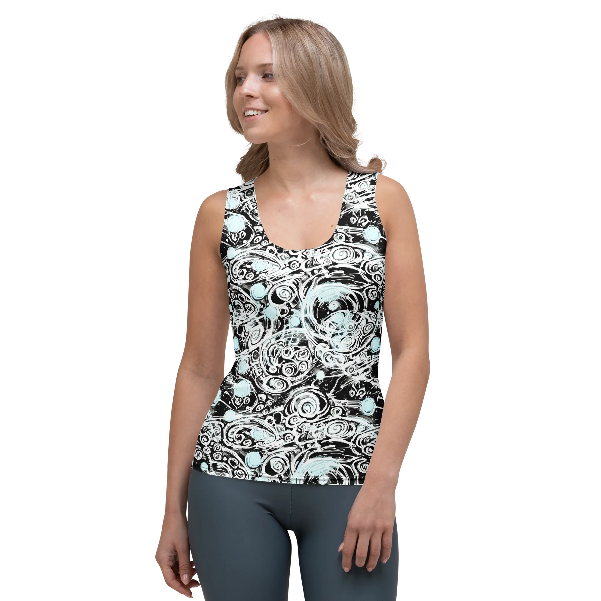 Frozen Vortex on Women's Tank Top — Front