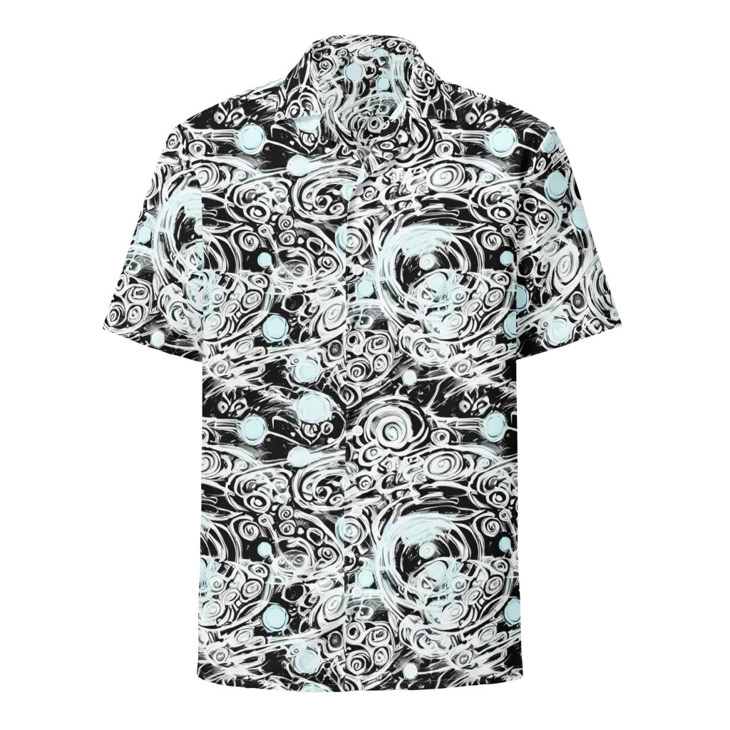 Frozen Vortex on Button Shirt — Front