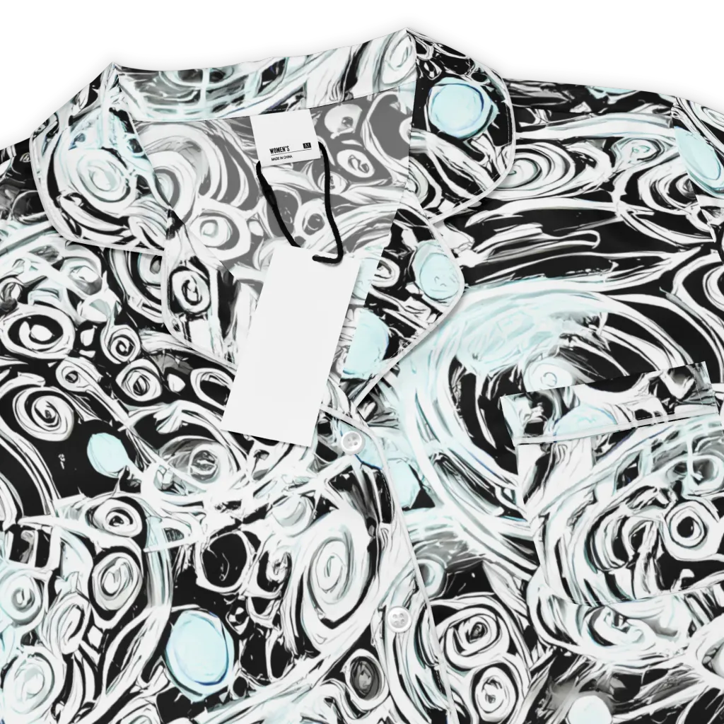 Frozen Vortex on Women's Short Sleeve Pajama Top — Product details