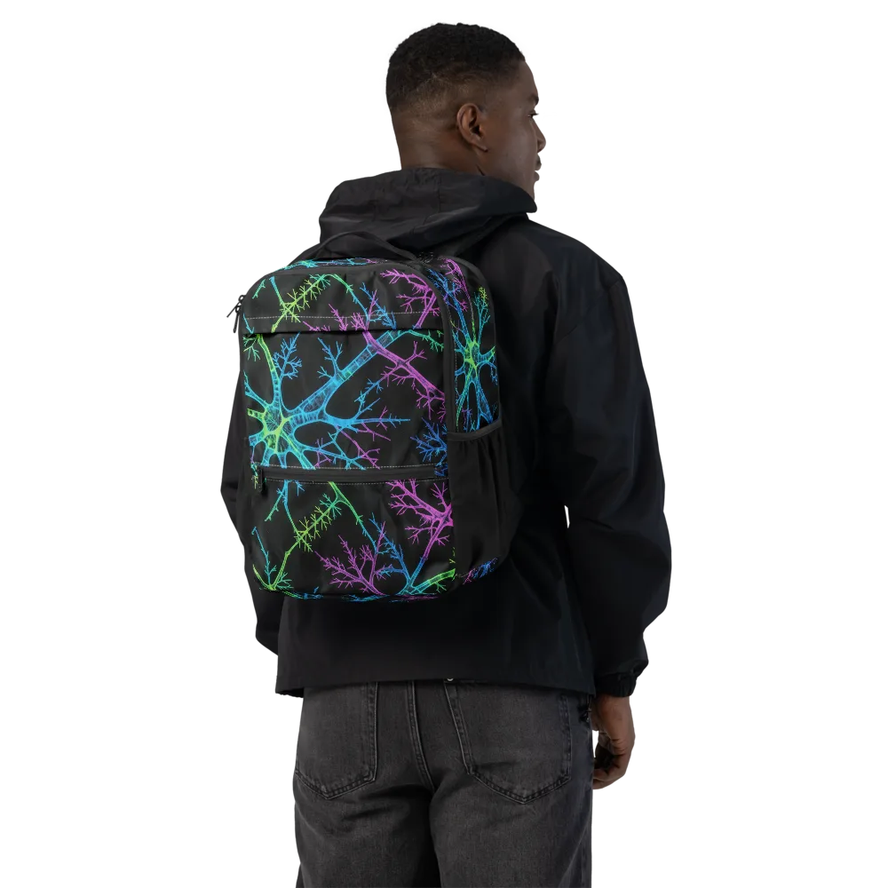 Ultraviolet Branch on Utility Backpack — Back