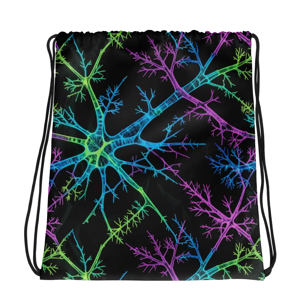 Ultraviolet Branch on Drawstring Bag — Photo