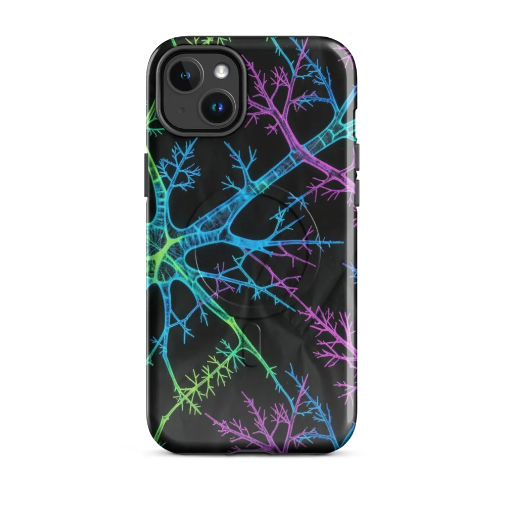 Ultraviolet Branch on MagSafe Tough Case for iPhone® — Front
