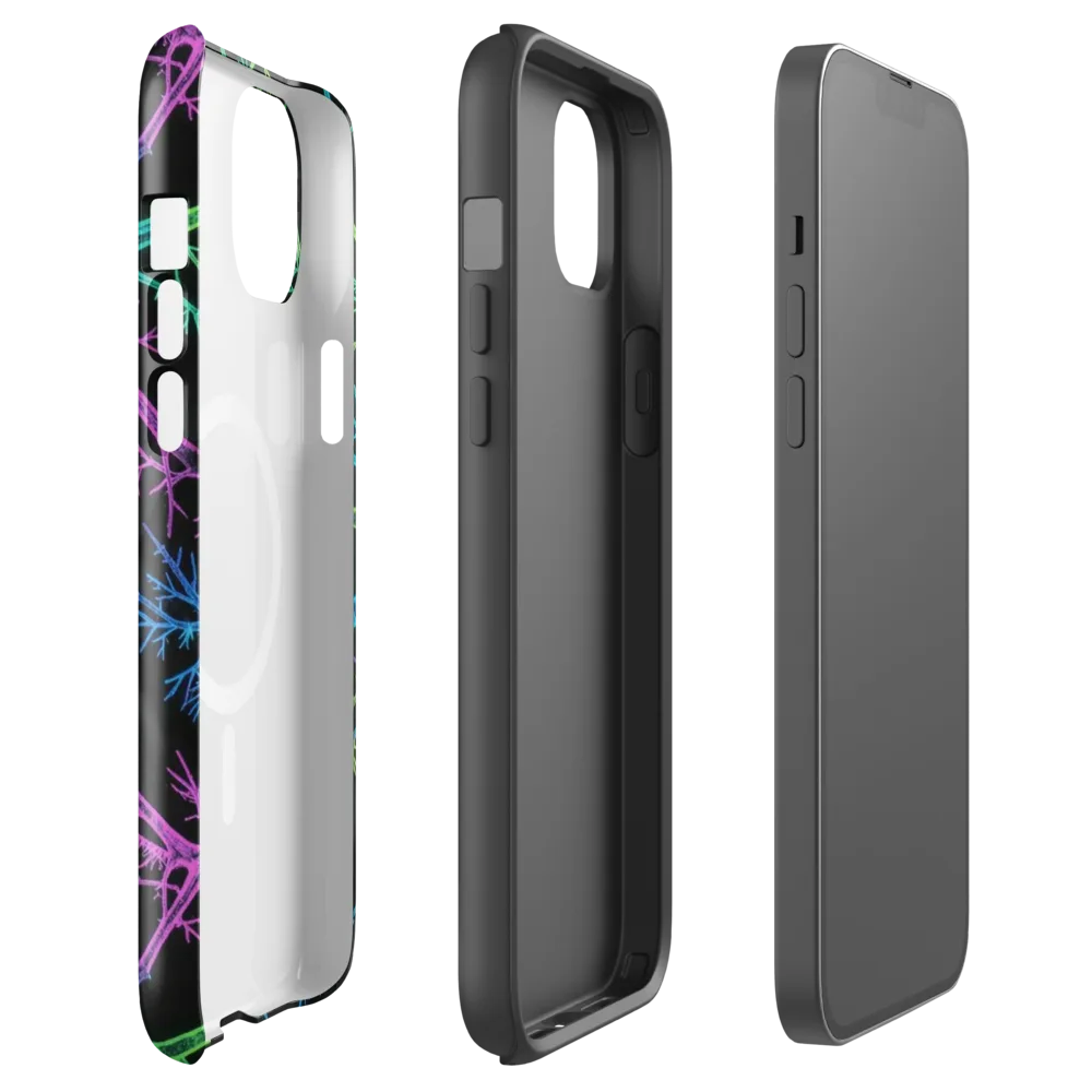 Ultraviolet Branch on MagSafe Tough Case for iPhone® — Front