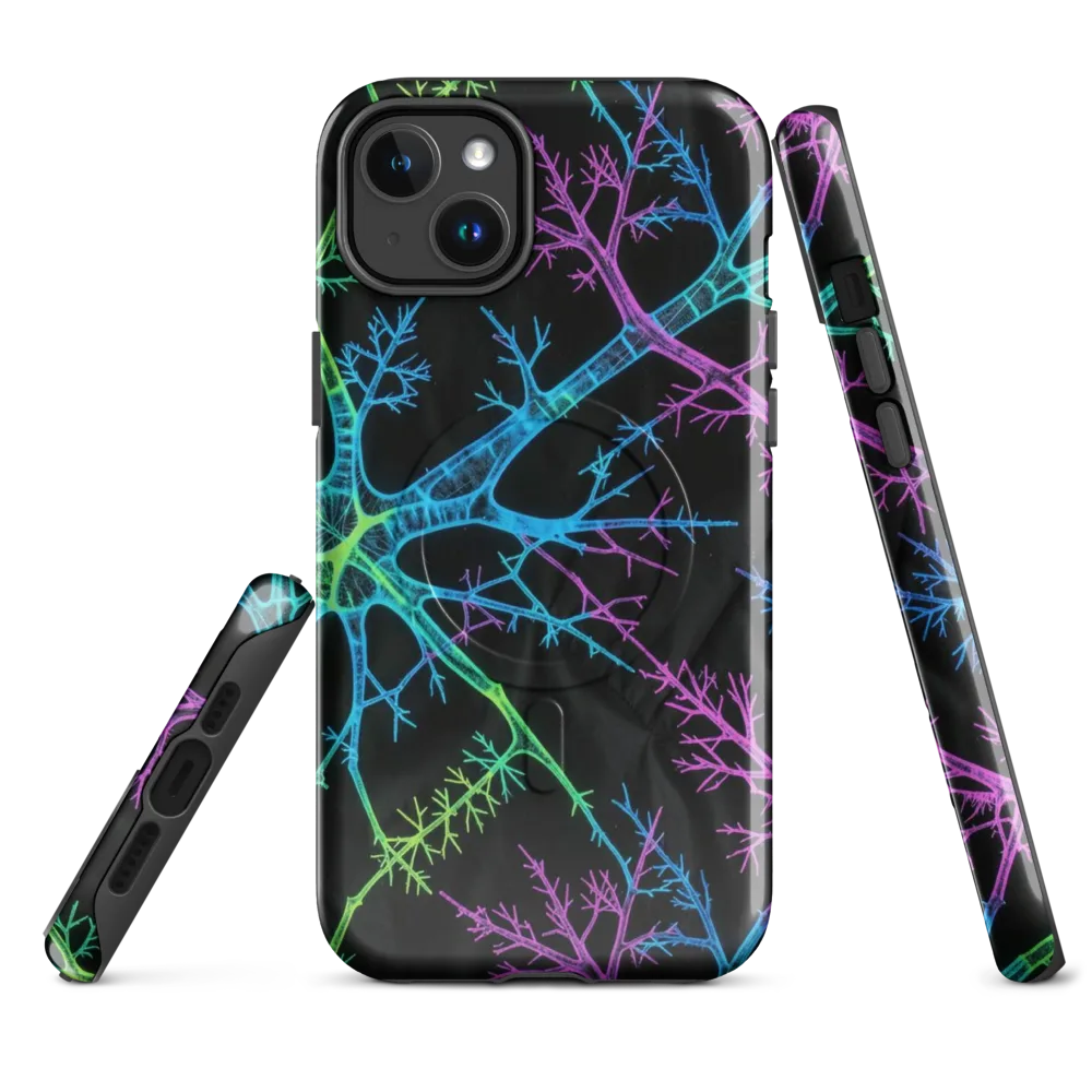 Ultraviolet Branch on MagSafe Tough Case for iPhone® — Front