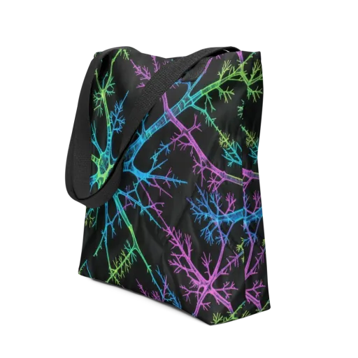 Ultraviolet Branch on a Tote Bag