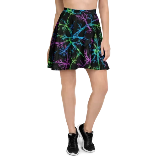 Ultraviolet Branch on a Skater Skirt