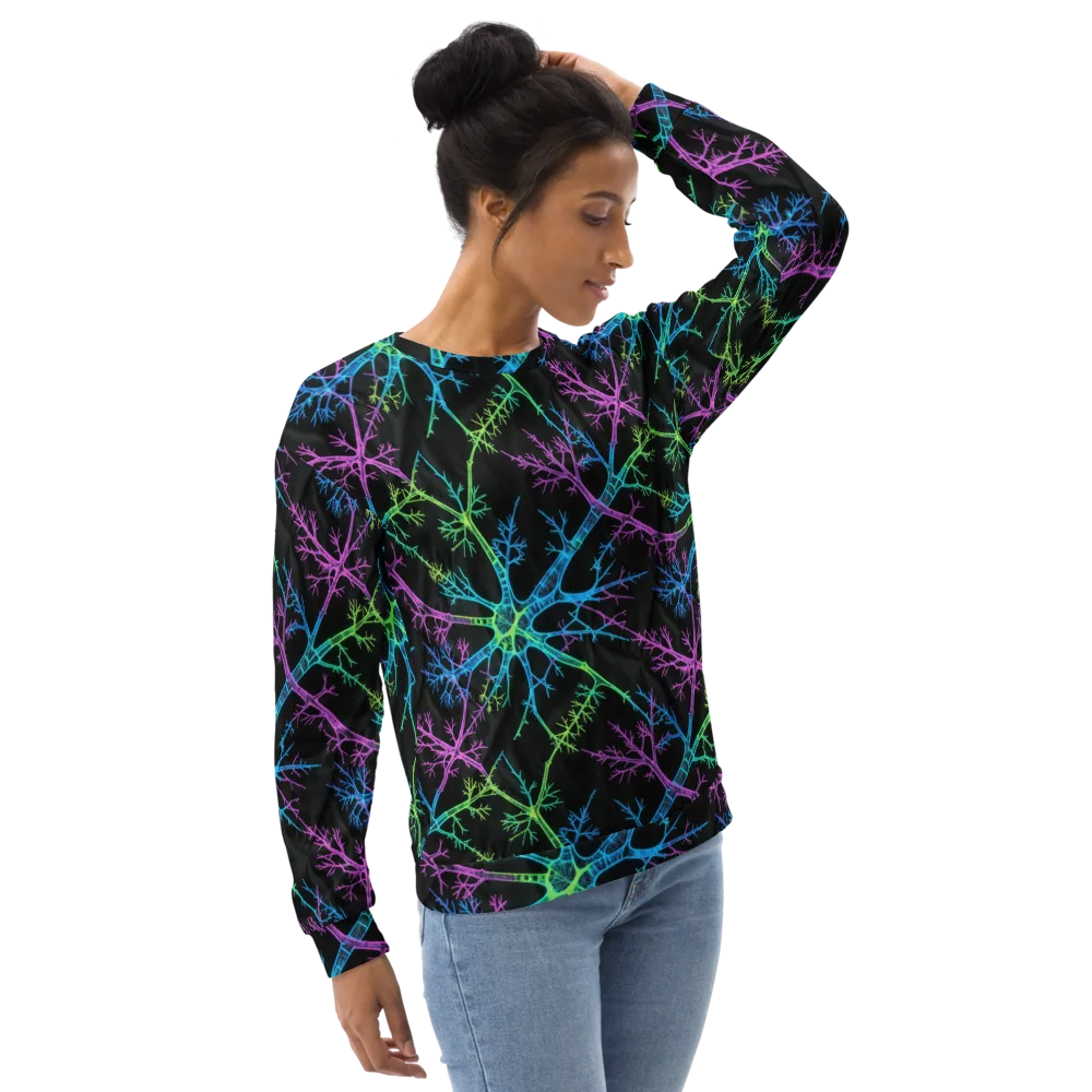 Ultraviolet Branch on Sweatshirt — Right Front