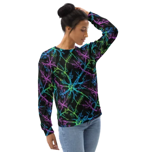 Ultraviolet Branch on a Sweatshirt