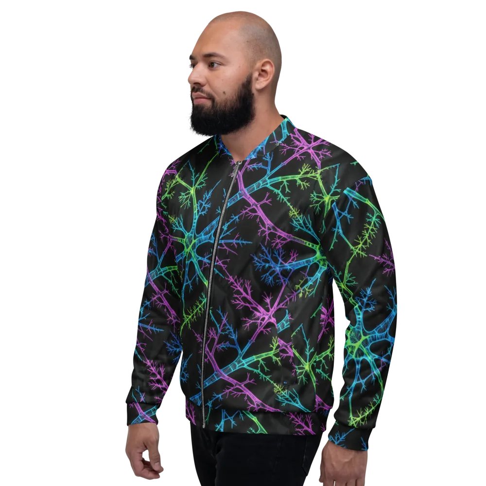 Ultraviolet Branch on Bomber Jacket — Left