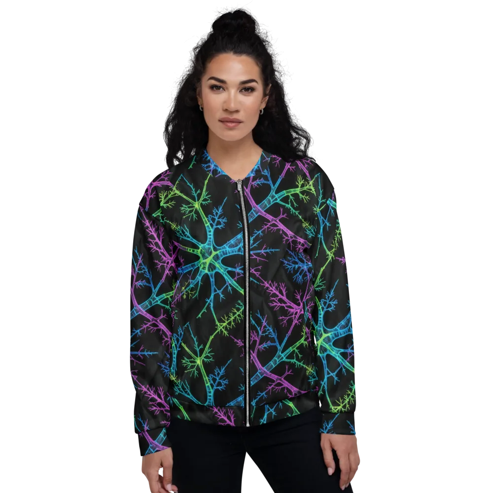 Ultraviolet Branch on Bomber Jacket — Front