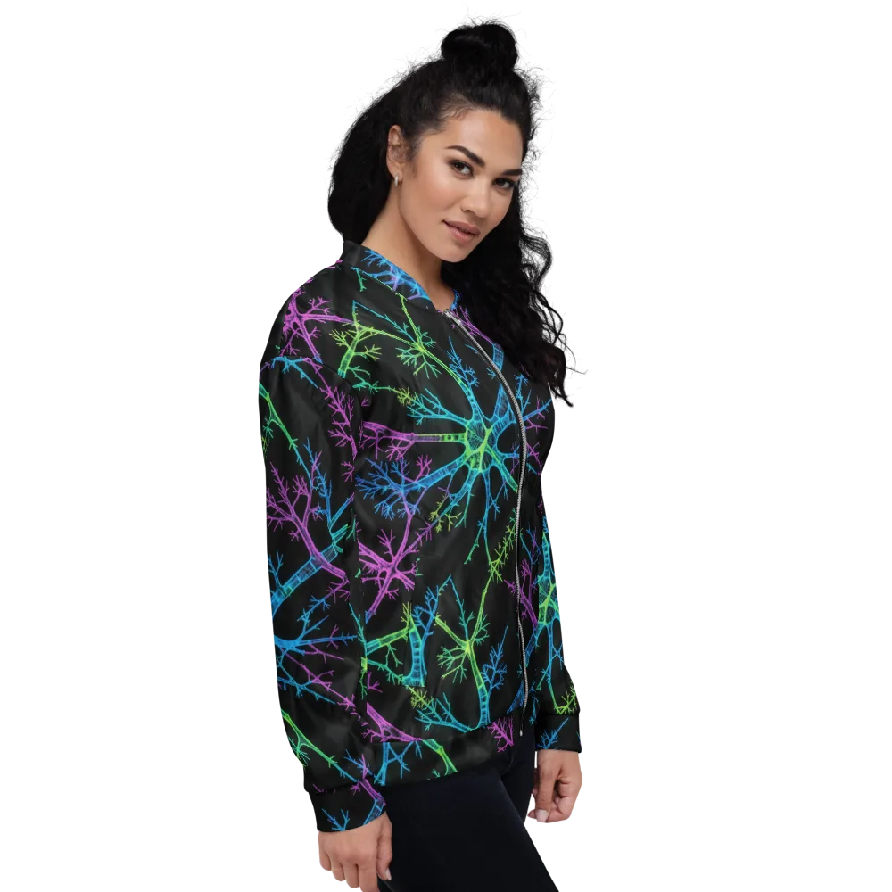 Ultraviolet Branch on Bomber Jacket — Right