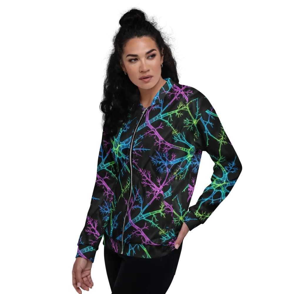 Ultraviolet Branch on Bomber Jacket — Left