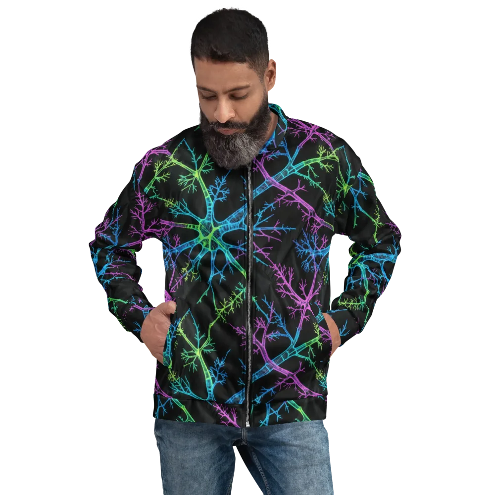 Ultraviolet Branch on Bomber Jacket — Front