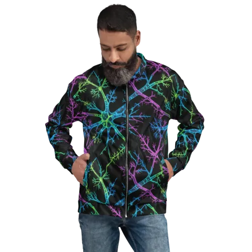 Ultraviolet Branch on a Bomber Jacket