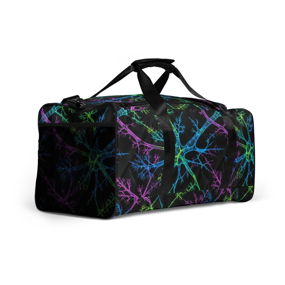 Ultraviolet Branch on Duffle Bag — Right Front