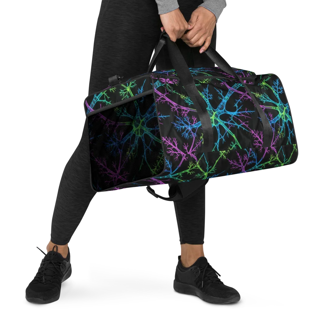 Ultraviolet Branch on Duffle Bag — Right Front