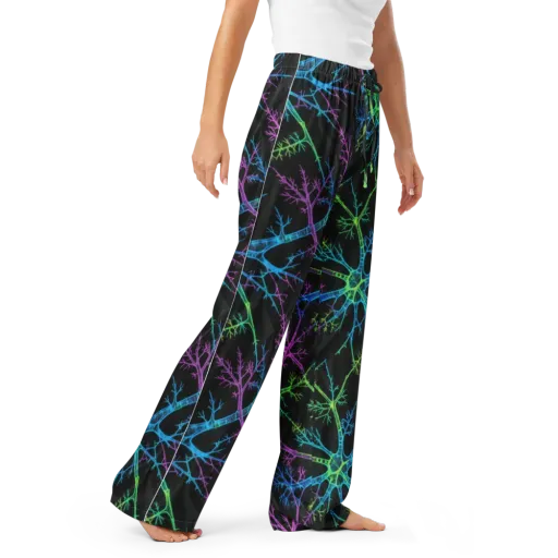 Ultraviolet Branch on a Women's Pajama Pants