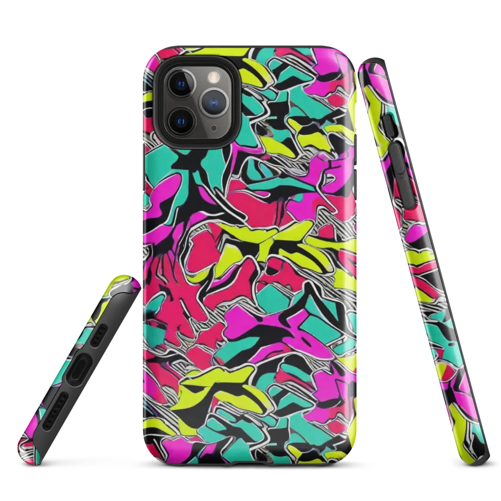 Turbo Kaleidoscope on Tough Case for iPhone® — Front