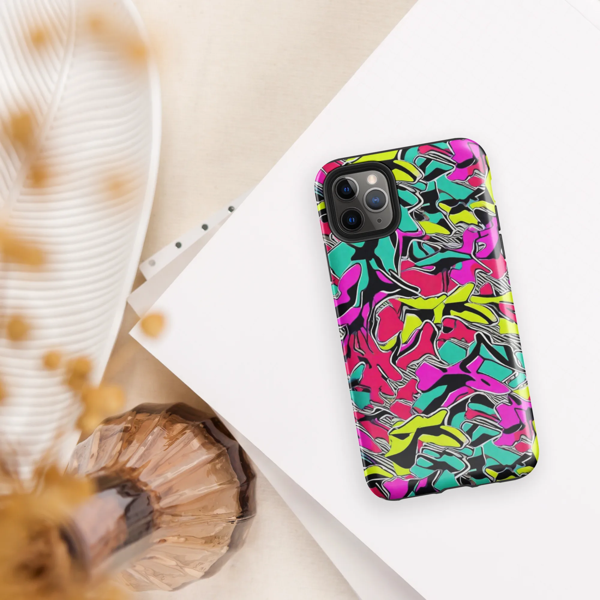 Turbo Kaleidoscope on Tough Case for iPhone® — Front