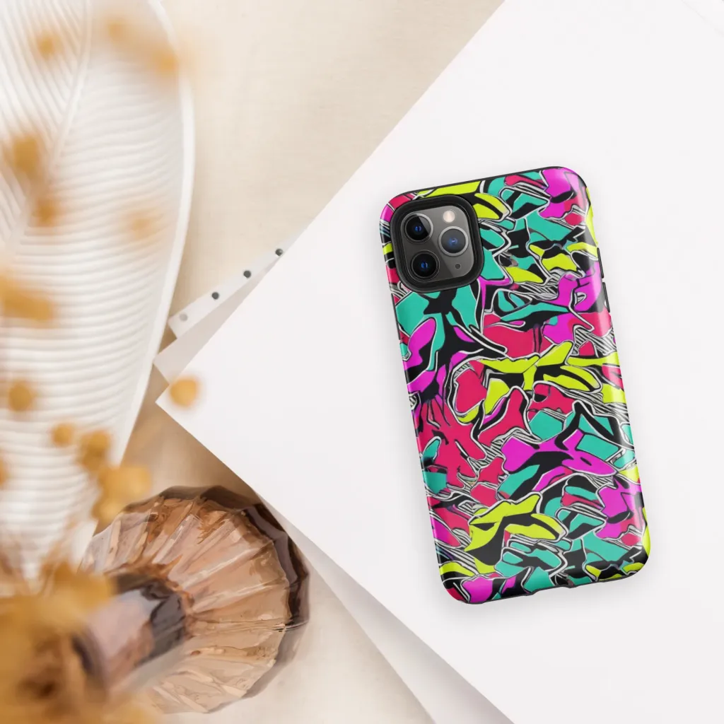 Turbo Kaleidoscope on Tough Case for iPhone® — Front