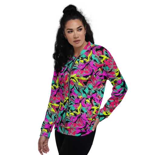 Turbo Kaleidoscope on a Bomber Jacket