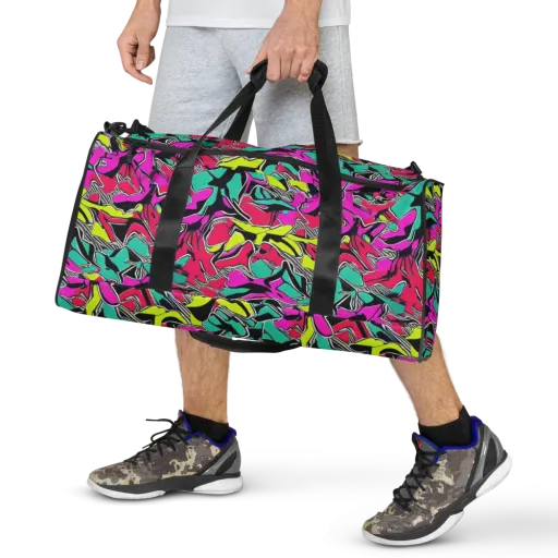 Turbo Kaleidoscope on a Duffle Bag
