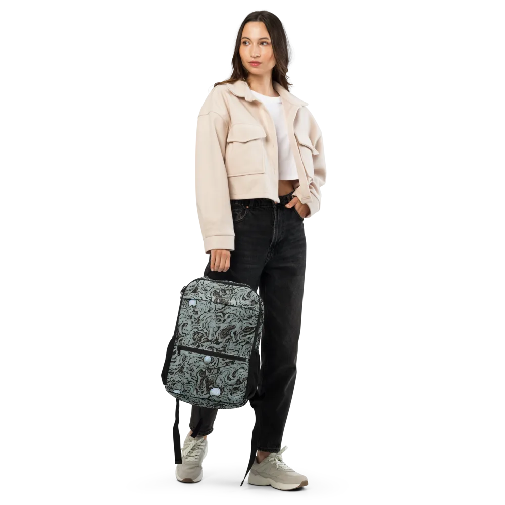 Caruso Swirl on Utility Backpack — Front