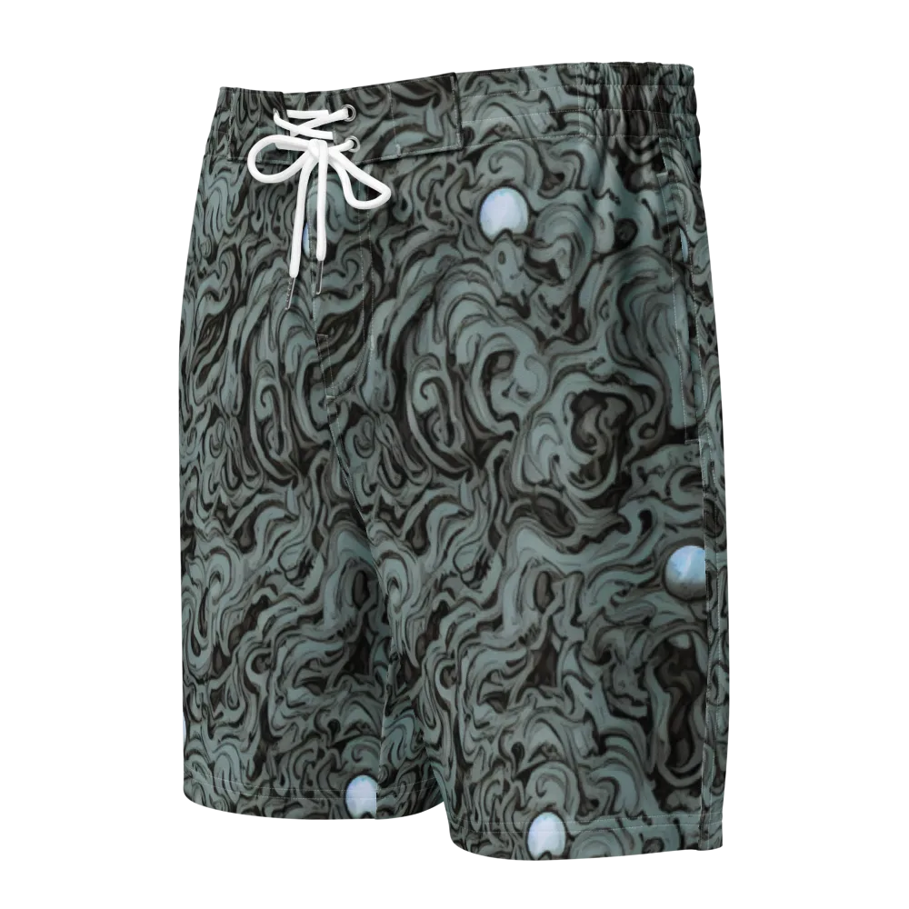 Caruso Swirl on Men's Board Shorts — Front