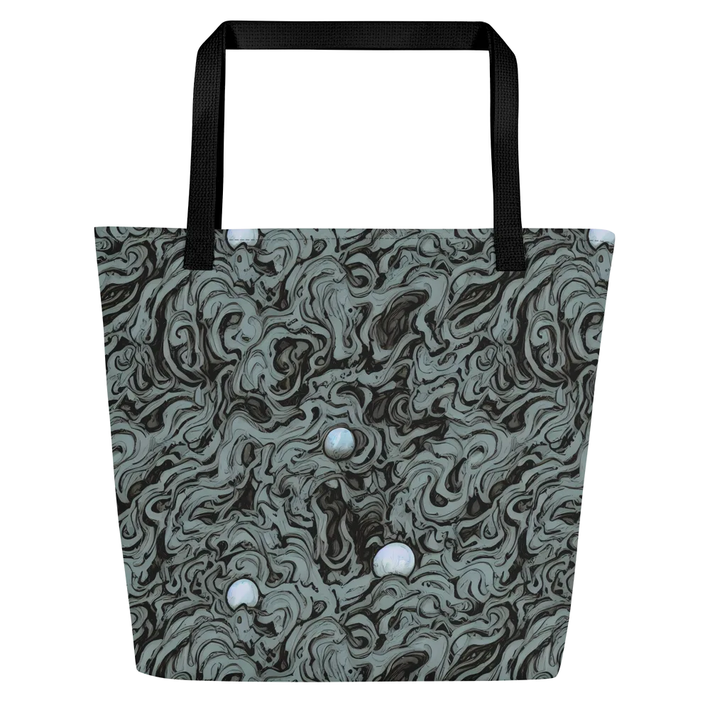 Caruso Swirl on Large Tote Bag W/ Pocket — Front