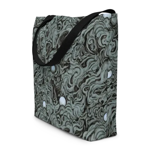 Caruso Swirl on a Large Tote Bag W/ Pocket