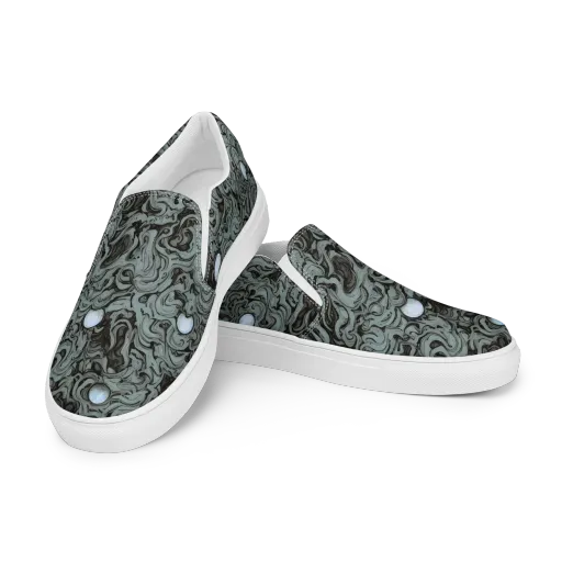 Caruso Swirl on a Women's Slip-On Canvas Shoes