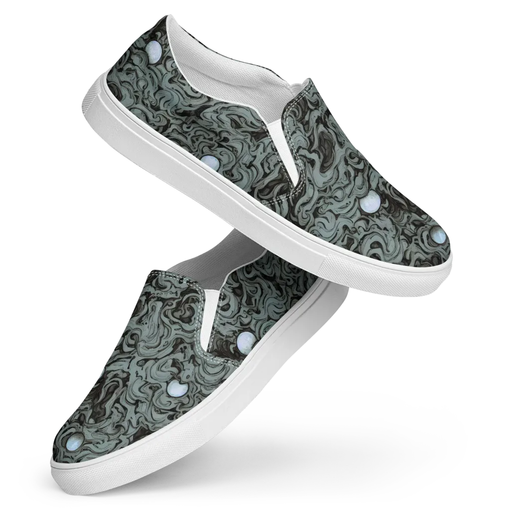 Caruso Swirl on Women's Slip-On Canvas Shoes — Front