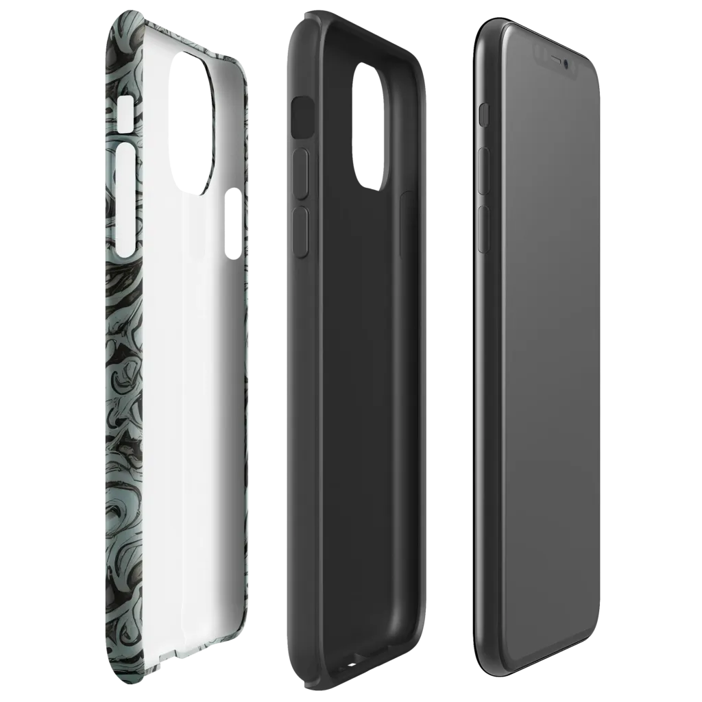 Caruso Swirl on Tough Case for iPhone® — Right