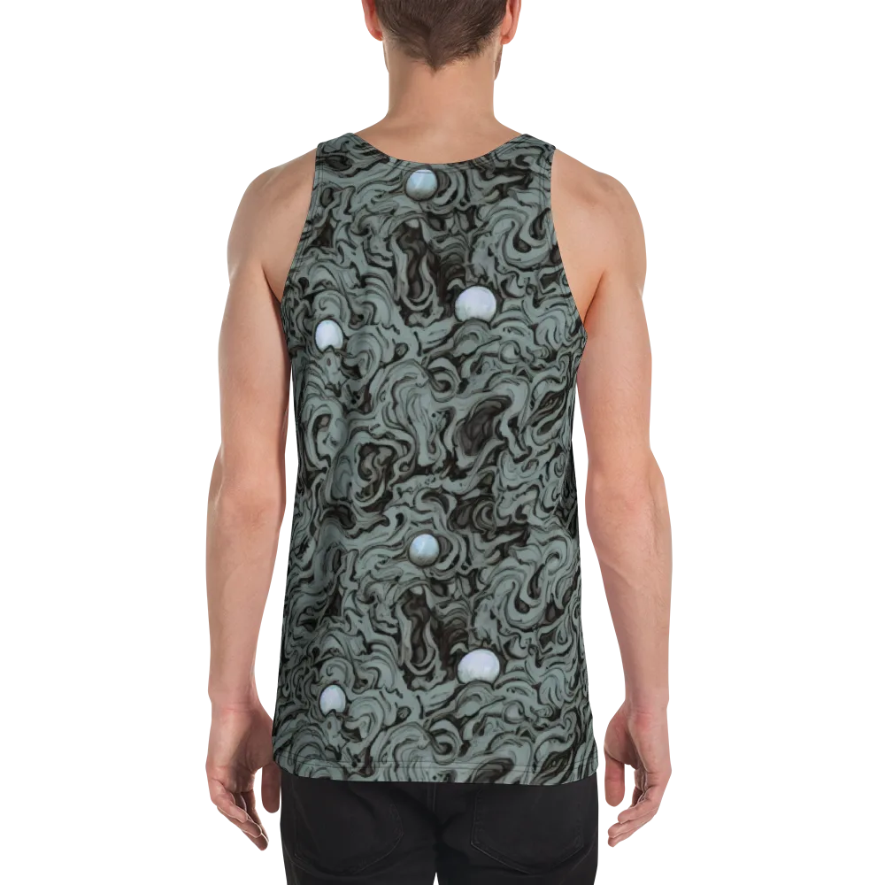 Caruso Swirl on Men's Tank Top — Back