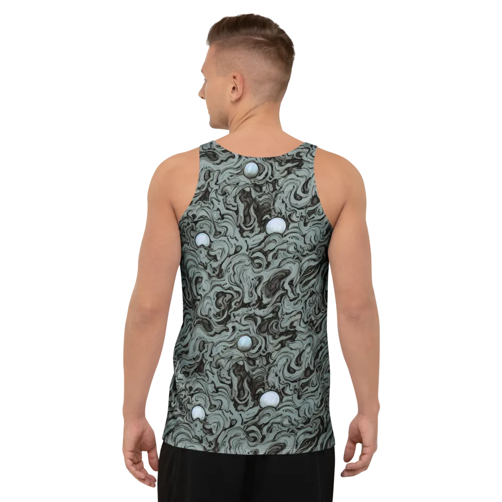 Caruso Swirl on Men's Tank Top — Back